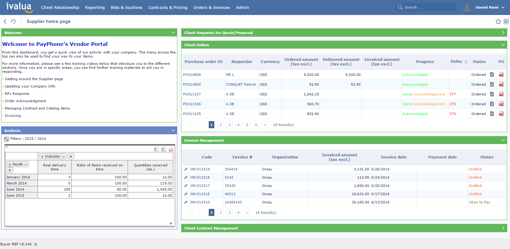 Supplier Portal Solution Module Ivalua Value Beyond Savings