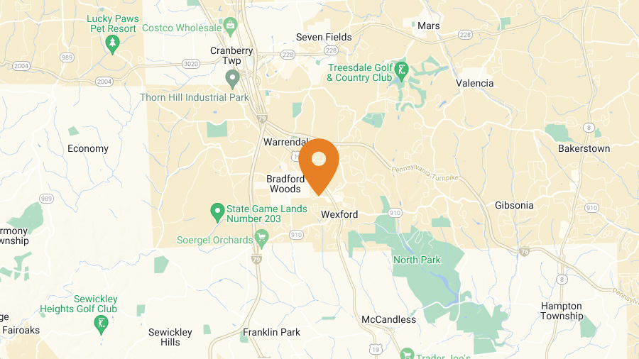 Map - Ivalua Office - Wexford, PA