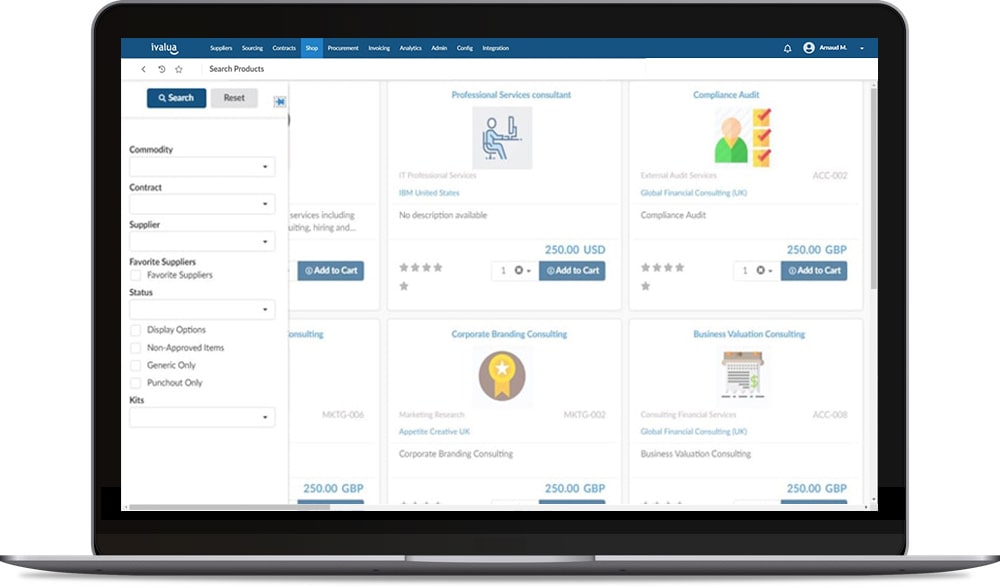 Services Catalog Search