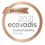 Calificación bronce por sustentabilidad de ecovadis 2021